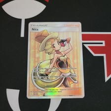 Pokémon TCG Nita Full Art Trainer Ultra Rare Holo SM-Team Up 180/181 English on eBay