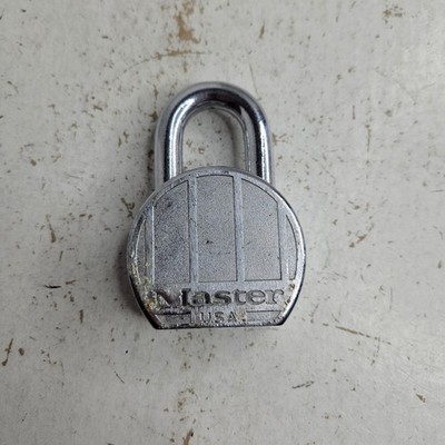 MASTER LOCK 230 PADLOCK SHACKLE 2-1/2'' W BODY USA MADE HIGH SECURITY (No Key)