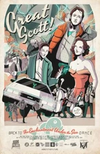 1985 Back To The Future Alternate Movie Poster/Print Hill Valley High McFly