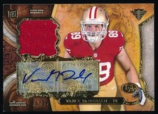 VANCE MCDONALD 2013 TOPPS TRIPLE THREADS RELICS AUTO JERSEY RC 76/99 *49ERS*