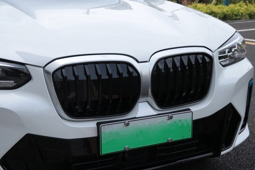 2x Front Bumper Kidney Grille Mesh Grill Cover For BMW IX3 2022 NEW Gloss Black - Picture 8 of 10