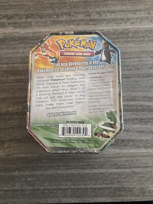 2007 Torterra Lv.X Tin Diamond & Pearl 4x D&P Boosters Pokemon