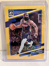 2021-22 Panini Chronicles Donruss Optic Traded James Harden Asia Gold-17/18 #611