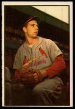 1953 Bowman Color #115 Cloyd Boyer NM Cardinals  72329