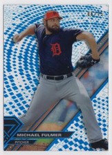 2017 Topps High Tek Blue Rainbow #HT-MFU Michael Fulmer 06/75 Detroit Tigers