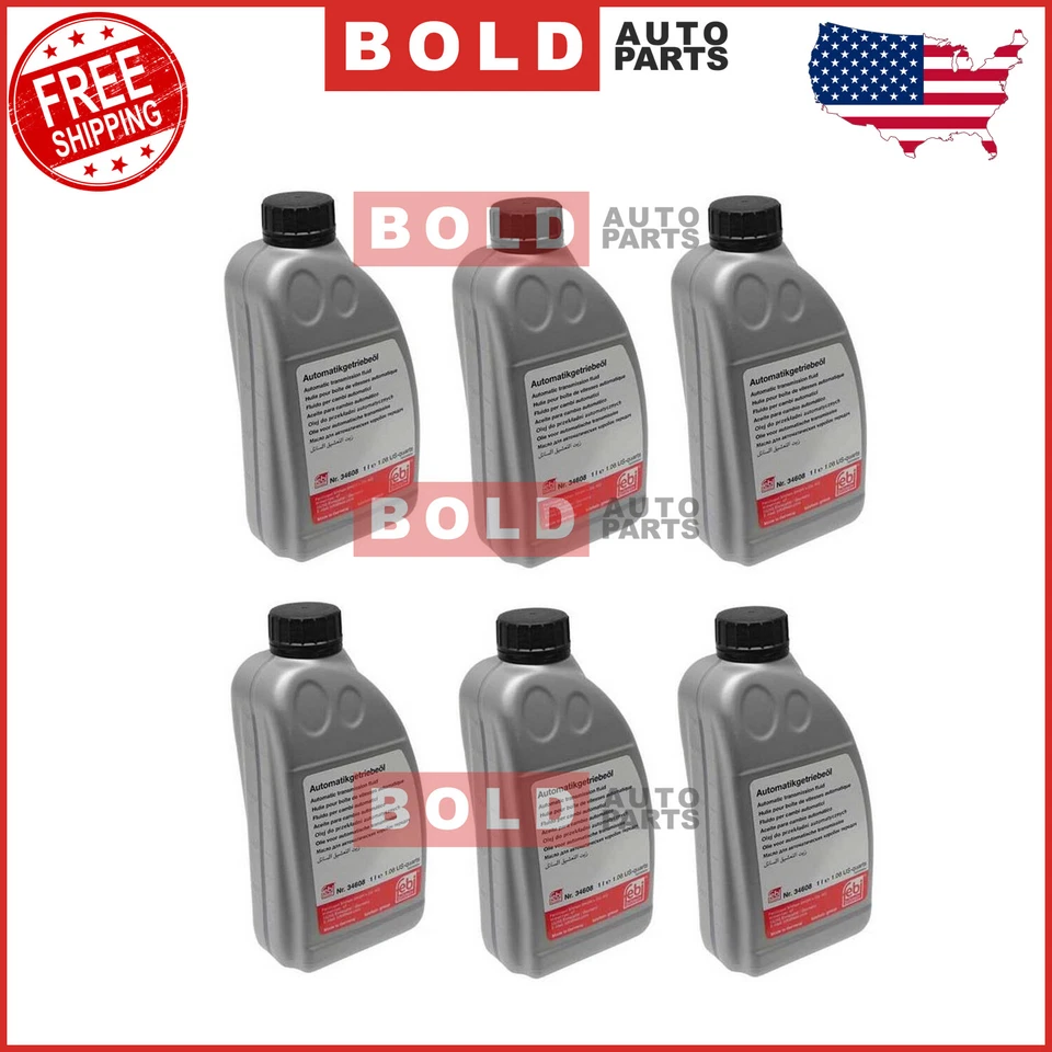 Líquido de transmisión automática 6 litros ATF Febi para GA6HP19Z trany para BMW S671 090 255 Foto 2 de 3