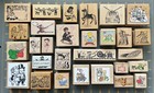 NOVELTY CARTOON MOVIE & BOOK RUBBER STAMPS RARE BOOP OZ ANIMALS ANM ~ YOU PICK !