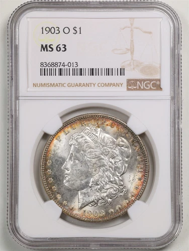 1903-O $1 Morgan Silver Dollar MS63 NGC 8368874-013