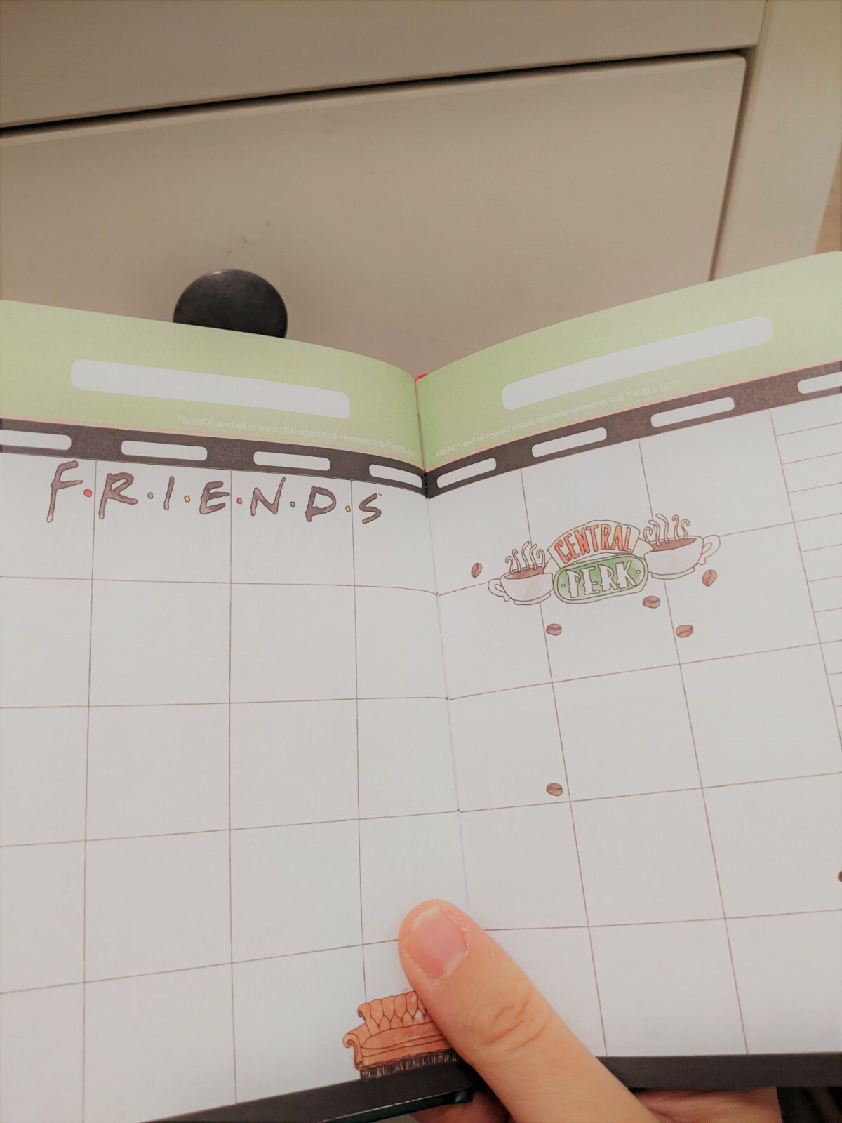 Friends tv series central perk Planner Journal Book Sealed New! Rare | eBay