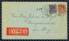 -= PAYS-BAS - Lettre par exprès de WANGENINGEN pour LA HAYE - 1935 =-   