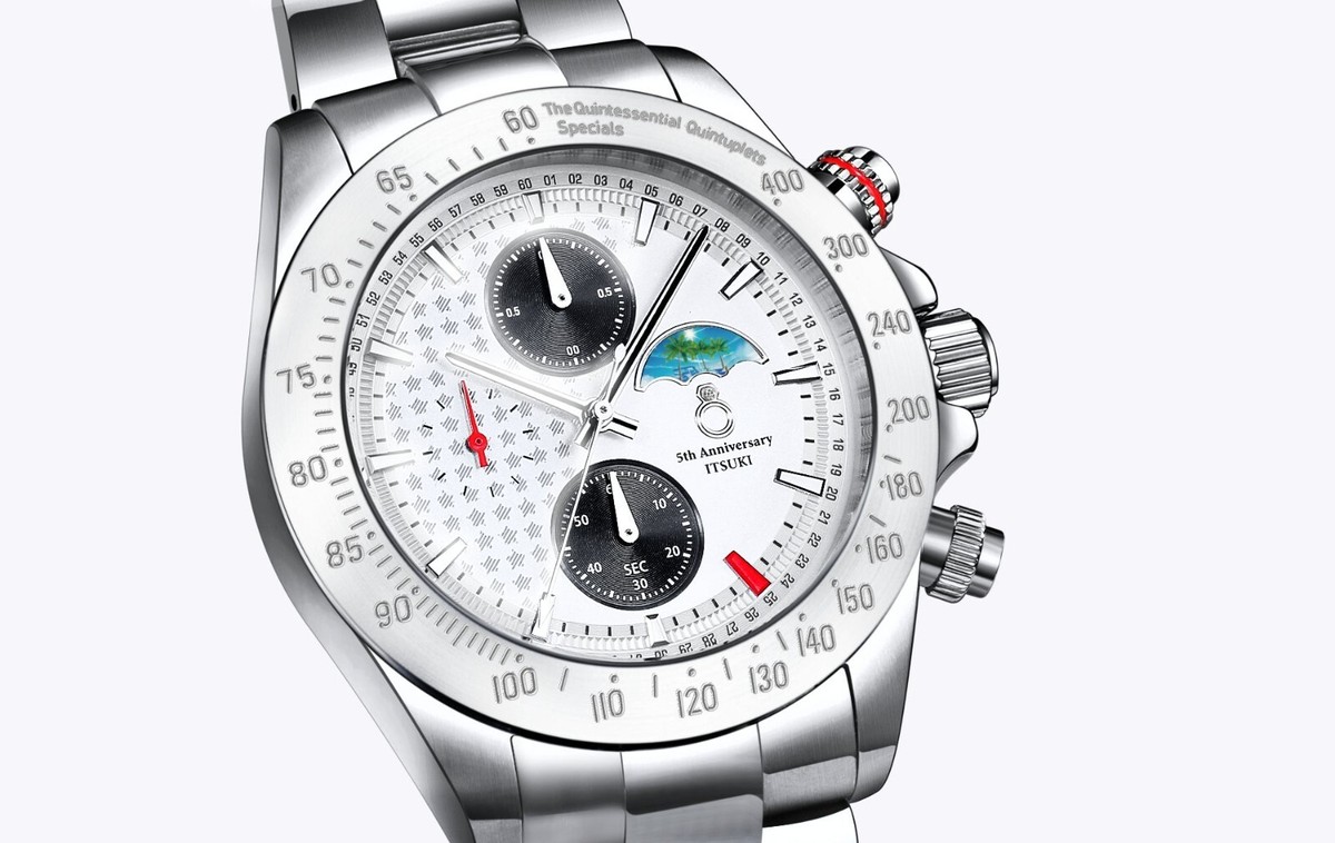 The Quintessential Quintuplets White Wedding Chronograph Watch