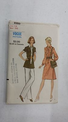 VINTAGE VOGUE LADIES DRESS PANT PATTERN UNCUT FREE SHIPPING | eBay