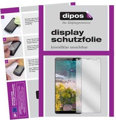 2x Highscreen Film Power Five Max 2 Protective Crystal Protection