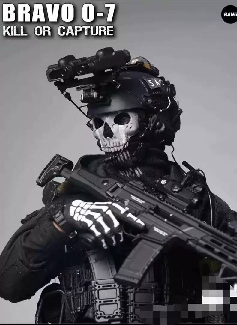EASY&SIMPLE GA1007 BRAVO 0-7 Ghost Recon Kill OR Capture 1/6 Scale