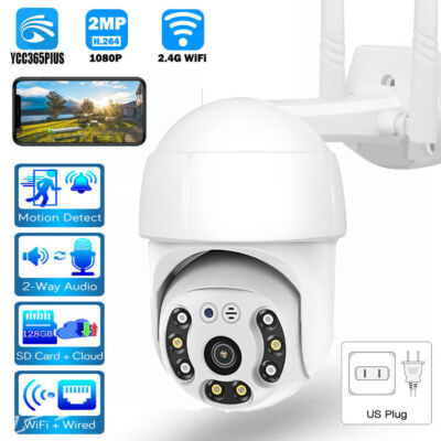 5G 1080P HD WIFI Wireless IP Camera Outdoor CCTV PTZ Smart Home Security IR Cam