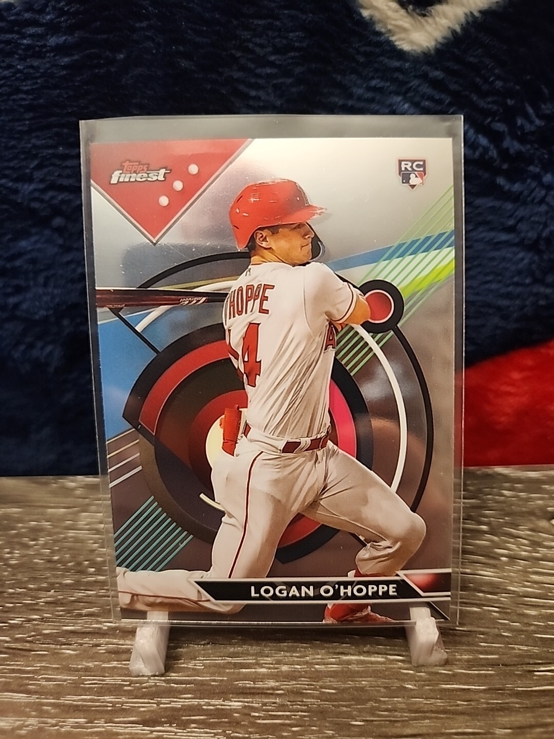 2023 TOPPS FINEST LOGAN O'HOPPE ROOKIE Card #19 ANGELS