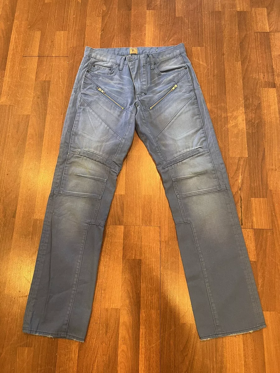 Demon Jeans Mens 32 Blue Denim Slim Low Rise | eBay