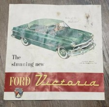 1951 Ford Victoria Color Dealership Sales Brochure Book Oem 1951 Ford Victoria Color Dealership Sales Brochure Book Oem