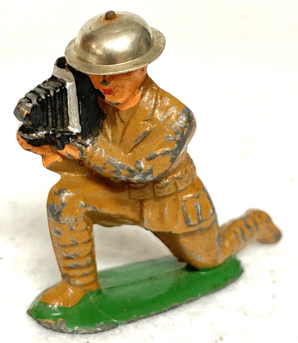Figurine Soldat Tireur D'élite Barclay #703 – Métal – Vintage Années 30