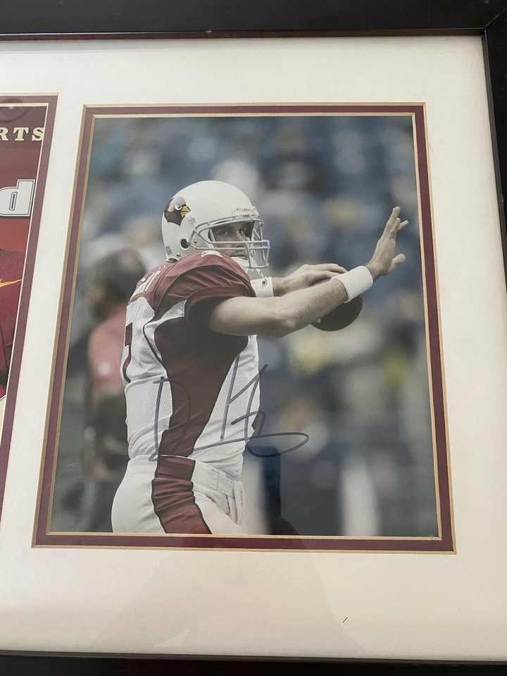 Спортивная иллюстрированная обложка с автографом Реджи Буша и Мэтта Лейнарта из НФЛ 2005 - Изображение 4 из 4