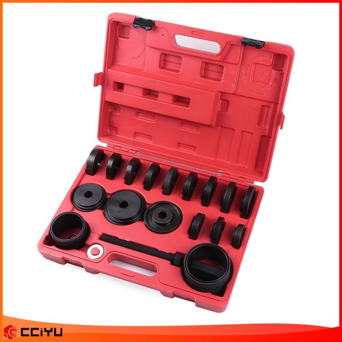 23PC Front Wheel Drive Bearing Press Tool Removal Adapter Puller Pulley Kit
