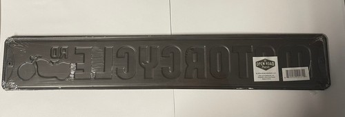 Open Road Brands Motorcycle Rd. Embossed Metal Sign - Picture 2 of 2