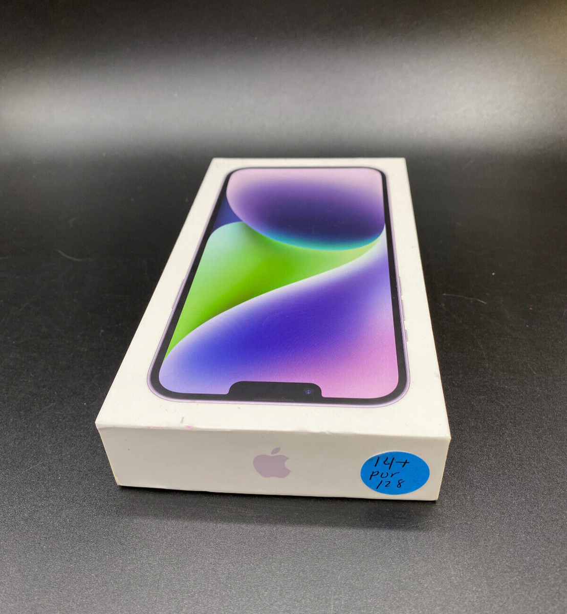 EMPTY BOX iPhone 14 (128GB) Purple Replacement Case MQ3U3LL EMPTY BOX iPhone 14 (128GB) Purple Replacement Case MQ3U3LL