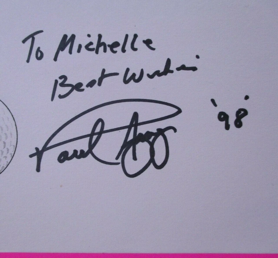 Paul Azinger Signed Autograph Golf Index Card Signature PGA Tour Player Champion - Image 3 of 4
