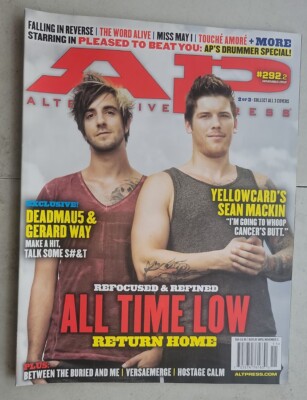 ALTERNATIVE PRESS AP MAGAZINE NOVEMBER 2012 292.2 ALL TIME LOW GERARD WAY! P1