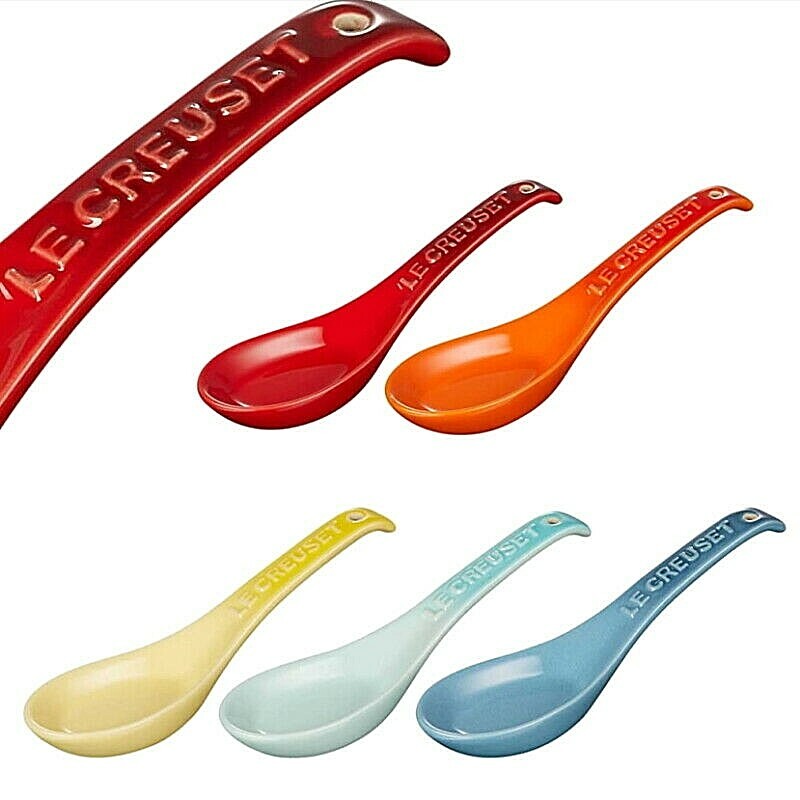 LE CREUSET Rainbow Neo Renge Chinese Spoon Set of 5 ASIA LIMITED EDITION  New | eBay