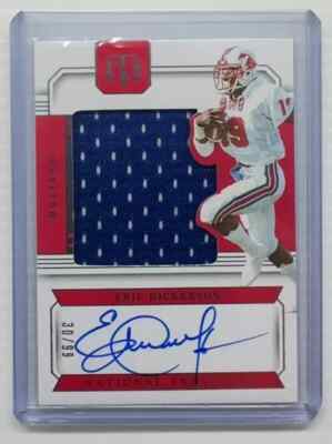 2024 Panini National Treasures Eric Dickerson Jersey Auto Autograph #30/99