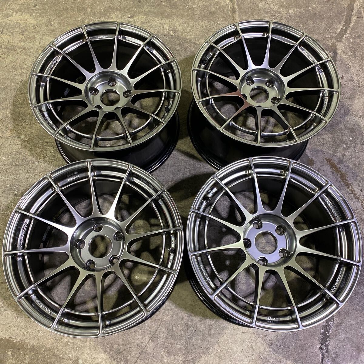 ENKEI NT03RR 17x8.0 +35 5x114.3 HS from Japan [4 rims wheels ENKEI NT03RR 17x8.0 +35 5x114.3 HS from Japan [4 rims wheels