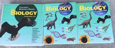 9th Grade 9 Biology Teacher Edition Tests Resources Homeschool High School Set