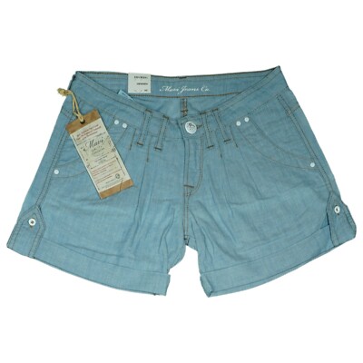 Mavi jeans Hannah short pants capri short hot pants 32 XXS W24 light blue sexy New