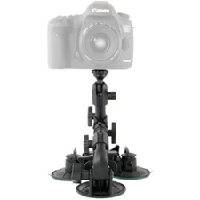 Delkin Devices Fat Gecko Triple Suction & Ball Head Camera Mount for DSLR #5846