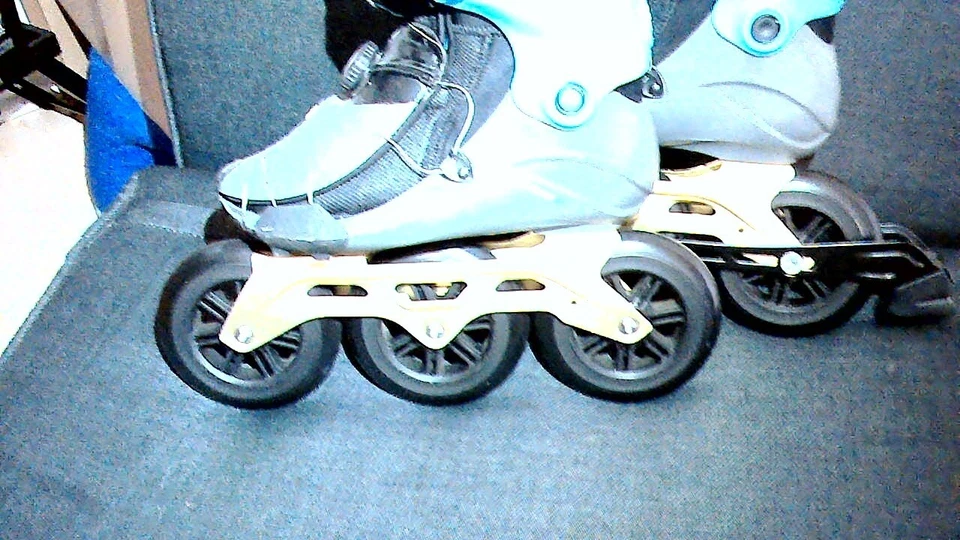 Powerslide my fit (FatBoy Medium) Boot Gr.40 mit Megacruiser 125mm Schiene - Bild 2 von 3