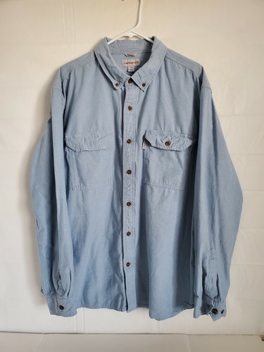 Carhartt Denim longsleeve Shirt 2XL Men 