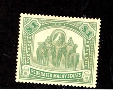 MALAYA--Individual Stamp Scott #14