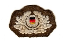 original Kokarde M&uuml;tzenabzeichen M&uuml;tzenkranz DDR KVP K&auml;ppi khaki 1954 - 58