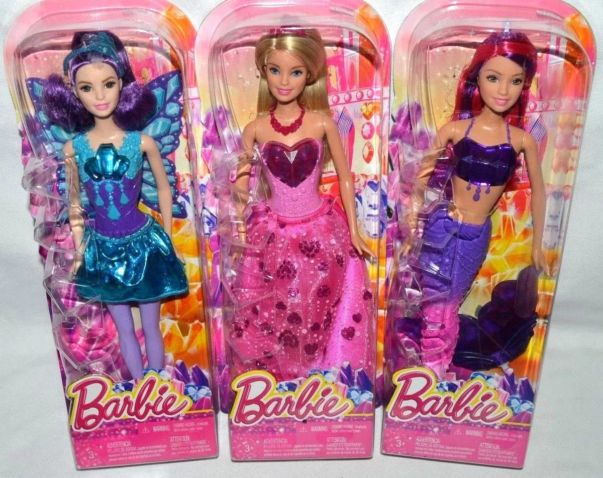 Barbie gem sales mermaid