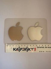 Apple Aufkleber Sticker x2 starlight M Wetterfest
