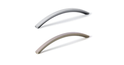 Viefe Möbelgriff ARCH 0206 Türgriff Bogengriff Griff chrom silber BA 192-320 mm