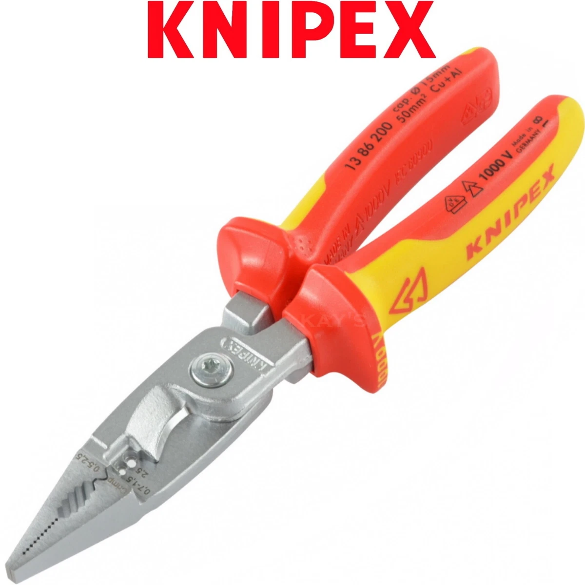 Knipex Insulated VDE Pliers for Electrical Installation