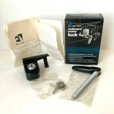 Attwood Anti-Theft Outboard Motor Transom Lock Part #2015-4 New Old Stock