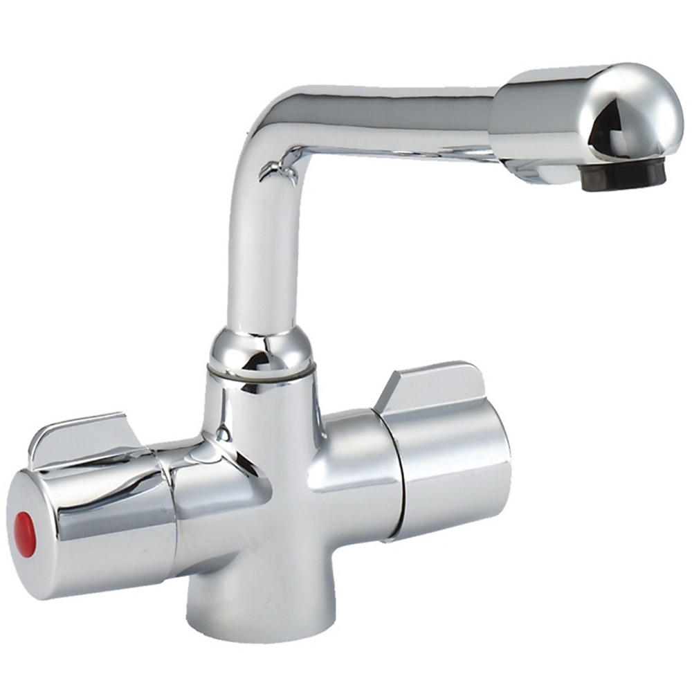 Deva PUF130-CP Puffin Mono Sink Mixer Swival Spout Chrome Kitchen Mono Tap