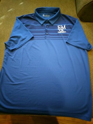 Franklin & Marshall College Football Under Armour Golf Shirt Mens XXL EXCELLENT