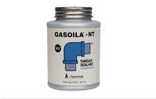 Gasoila Soft Set PTFE Thread Sealant 1/2 Pint Brush Top   Fuel  LPG Safe