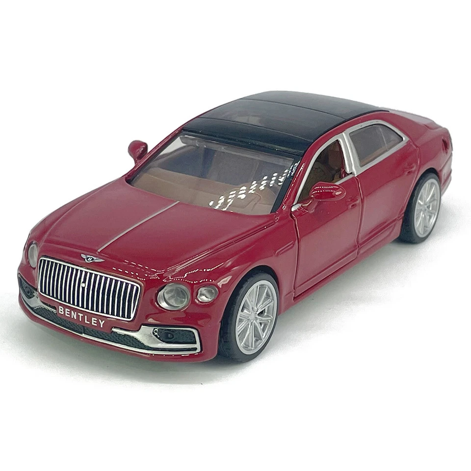 1:38 Bentley Flying Spur Model Car Diecast Toy Cars Toys for Kids Boys Gifts Red - Image 4 of 4
