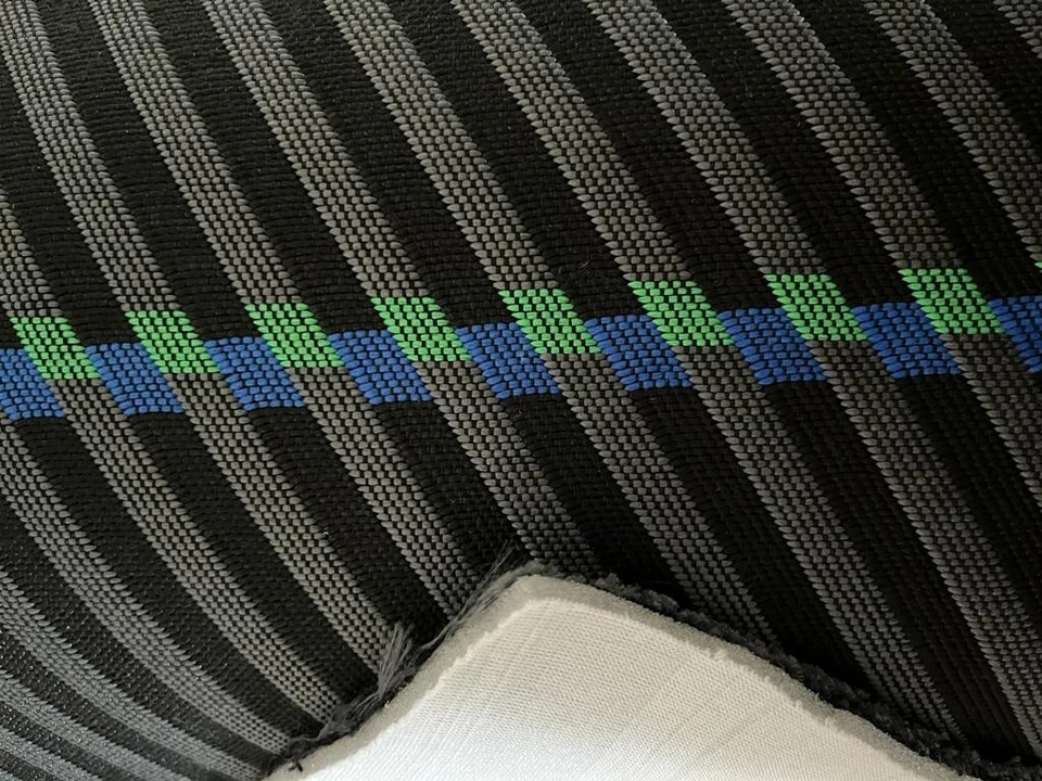 interior seat cloth fabric upholstery for Bmw E30 E36 E34 E21 M3 M5 blue/green - Image 3 of 4