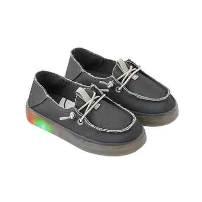 Member's Mark Boys Light-Up Play Shoe Size 13 Solid Gray